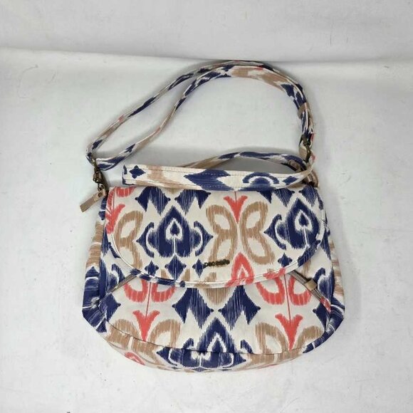 Pacsafe Stylesafe Anti-Theft Convertible Crossbody Bag purse in Ikat Coral - Picture 1 of 11